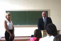 Meeting of first year students of the Legal institute with the judge of the Constitutional court of Ukraine