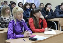 Students meeting with Vadym Kolisnichenko in Law Institute