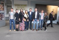 The students visited the National Academic Drama Theatre. Franko