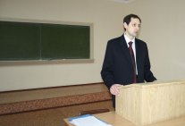 Students meeting of  a Law  Institute with scientific advisor of the Constitutional Court of Ukraine